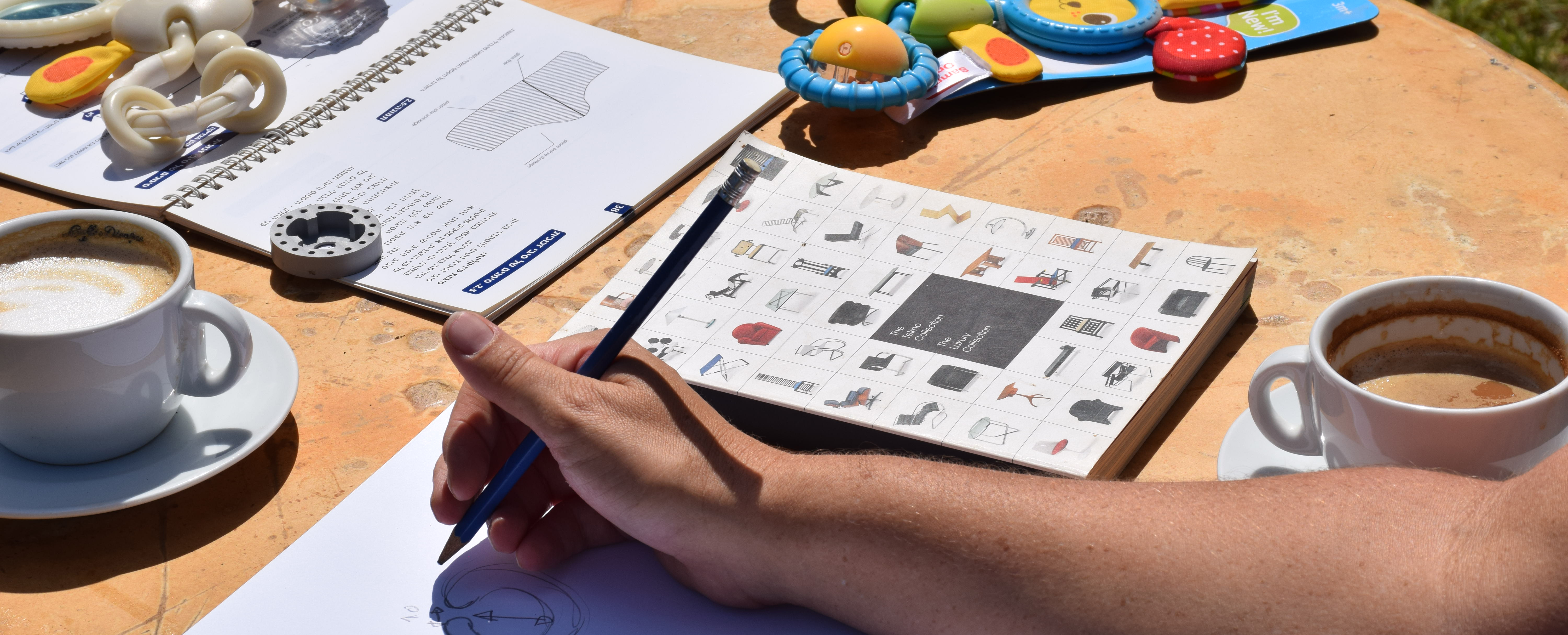 תהליך עבודה בסטודיו נבט